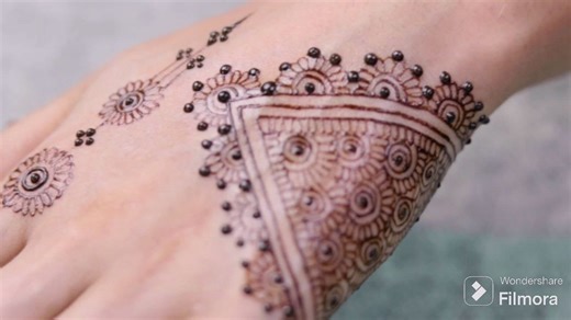 Gorgeous Back Hand Mehndi Designs | Simple & Easy Henna Art"