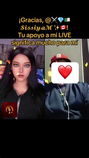 ⚔️💎🇩🇿𝓢𝓲𝓼𝓼𝓲𝔂𝓪𝓜 ✨🇨🇦, gracias por tu valioso apoyo en mi LIVE. Seguiré esforzándome para crear contenido LIVE aún mejor.@⚔️💎🇩🇿𝓢𝓲𝓼𝓼𝓲𝔂𝓪𝓜 ✨🇨🇦 #tiktoklive #livehighlights #livegift #falcon #halcón