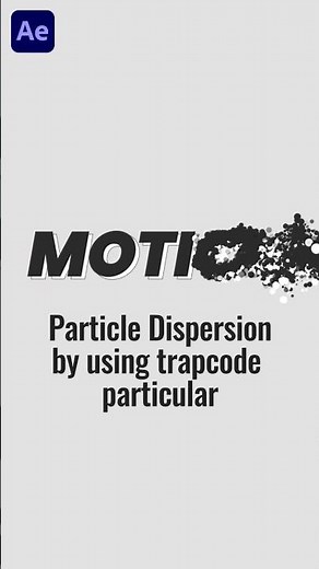 Particle Dispersion by using trapcode particular.