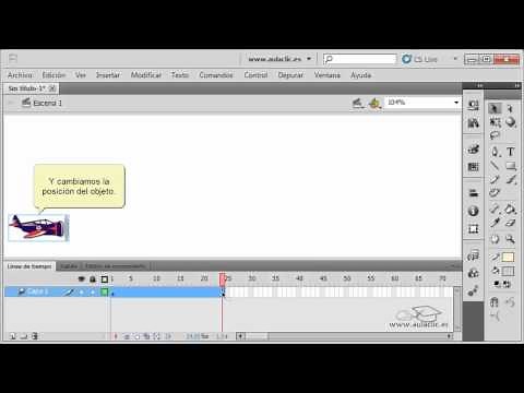Curso de Flash CS5. 12.1. Interpolación de movimiento.
