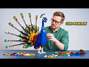 I built a Peacock in LEGO...