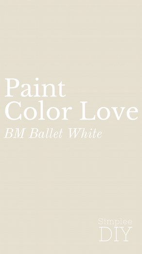 Ballet White by Benjamin Moore is one of those colors that’s soft, elegant, and dreamy. If you’re looking for a neutral that adds a touch of sophistication but still feels approachable, Ballet White is a great choice. It’s versatile enough to use throughout the home, whether in a living room, hallway, or bedroom.The warmth in the color makes it feel like a blank canvas with just enough character to keep things interesting, and it makes spaces feel bright and airy without the harshness of a pure