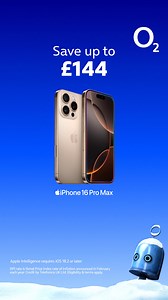 Right now, you can save up to £144 on iPhone 16 Pro Max in the O2 Sale. | O2