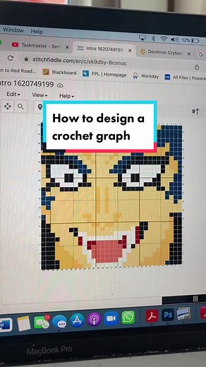 Replying to @tammie_wammie here is my process for stitch fiddle. I HOPE THIS HELPS. I’m also gonna try to show u guys how i change colors #crochettutorial #tapestrycrochet #stitchfiddle #crochetgraph #devilmancrybaby #crochettips #crochet #fiberart