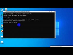 import Dmp In Oracle Database10g