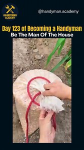 124K views · 170 reactions | Pocket knot commonly used in rural areas Follow @handyman.academy for more tips and daily updates . . . . . . #handyman #handymanservices #homeimprovement #diy #contractor #painting #tvmounting #construction #renovation #plumbing #homerepair #home #furnitureassembly #carpentry #electrician #homerenovation #roofing #maintenance #flooring #repairs #tools | Handyman academy | Facebook