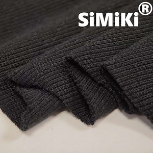 [Hot Item] Rib Fire Resistant Textile Fabric/Protective Clothing in Black En ISO 11612