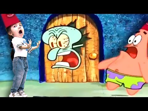 Squidward - YES I WAS! with Dominika | Spongebob In Real Life