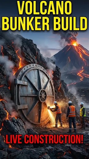 This Volcano Was Hiding a Secret Base Deep inside a volcanic lava field, a hidden bunker had been buried beneath hardened lava rock for decades. Over time, eruptions covered the structure in molten rock, sealing the entrance inside the volcanic terrain. Most explorers walking across the lava field had no idea the bunker existed. Our team broke through the hardened lava, uncovered the massive blast door, and restored the underground bunker piece by piece. Watch as the abandoned bunker transforms 