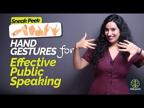 6 Hand Gestures For Effective Public Speaking 🗣 & Presentation Skills 💁‍♂️ - Soft Skills Training