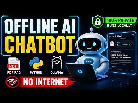 Free Python Project | Build a Local Offline AI Chatbot with Python (PDF RAG + Ollama)