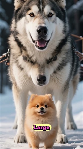 Pomeranian From Giant SLED DOG to Tiny Lap Dog