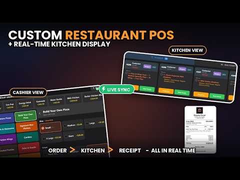Restaurant POS System Demo: Order Taking, Kitchen Display, Payments & Loyalty
