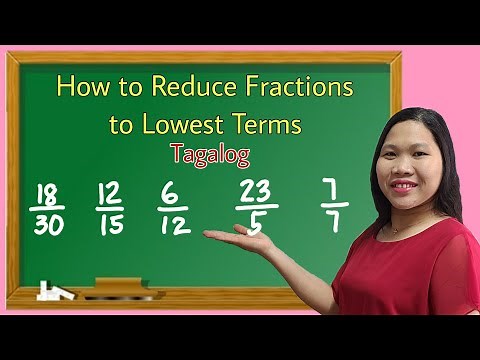 How to Reduce Fractions to Lowest Terms/How to Simplify Fractions