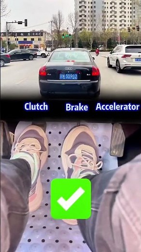 How to use car clutch brake accelator #cardrivingskills #automobile #driving