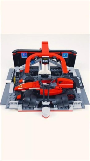 F1® Pit Stop & Pit Crew with Ferrari Car | Lego City 60443 Car Speed Build