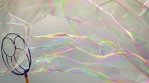 In this video, Gav and Dan introduce you to the mesmerising and colourful world of bubbles popping 100 times slower than you can see with your eye. | The Slow Mo Guys