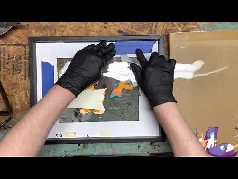 Framing an animation cel