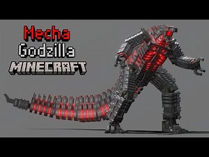 godzilla addon: New Mecha Godzilla! | Minecraft