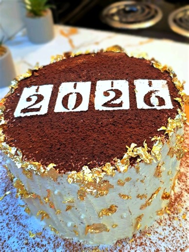 New year Cake 2026 🎂 ✨️🎊 #thesusuway #happynewyear2026 #susuinseattle🇺🇲