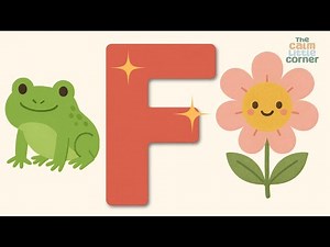 Learn Letter F | Alphabet for Toddlers | Early Literacy & Speech Development, Learn ABC