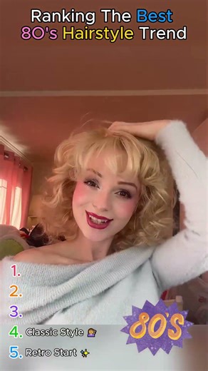 Ranking The Best 8O's Hairstyle Trend