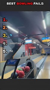 Ranking bowling fails from bad to catastrophic 🎳 #shorts #funny #fails