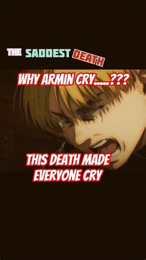 This Death Made All Fans Cry😭#shorts #attackontitan #animeedit