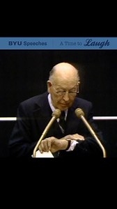 A Time to Laugh | We Believe in Prophecy | LeGrand Richards | November 1978 Elder LeGrand Richards has given dozens of our favorite talks and speeches, but watch what he does when his speaking time runs out. #ATTL #BYU #BYUDevo #BYUSpeeches #OutOfTime #TimeFlies | BYU Speeches