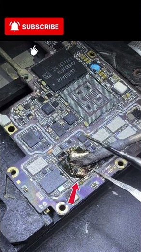 MOBILE IC REMOVE EASY TRICK || IPHONE 5S IC REPAIRING TUTORIAL || #trending #viral #ytshorts #ankit