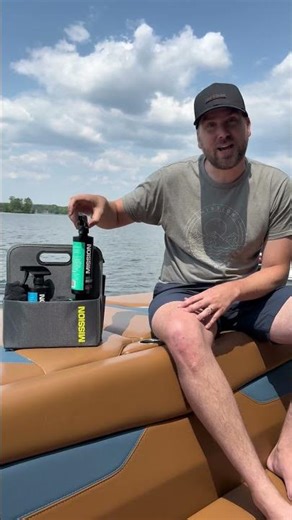 Built for boat days - this kit keeps things clean without the hassle! #boating #cleaning #boatlife