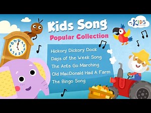 Hickory Dickory Dock + More Nursery Rhymes & Kids Songs - Kids Academy