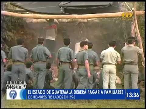 Estado de Guatemala deberá pagar a familiares de fusilados