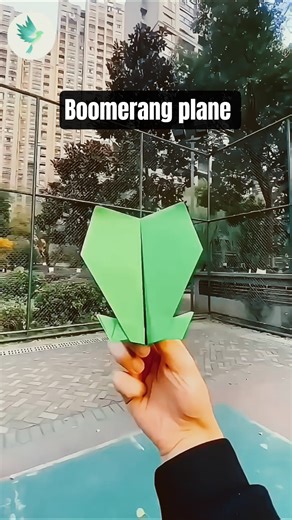 How to Make a Paper Boomerang Airplane 🤗✈️💯 , Returning Paper Plane Tutorial #shorts #paper