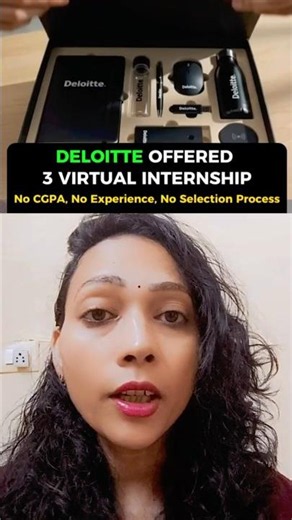 Deloitte Internship #deloitte #dataanalytics #internship #tcs #students
