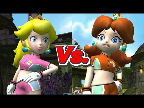 Super Mario Strikers - Peach/Toad Vs. Daisy/Koopa Troopa