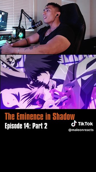 The audio on atomic is insane #maleon #maleonreacts #anime #animereaction #reaction #fyp #eminenceinshadow #theeminenceinshadow #theeminenceinshadowedit