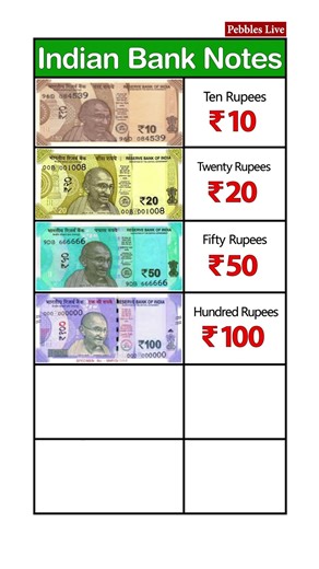 Indian Bank notes I Rupees I INR General Info for all ages