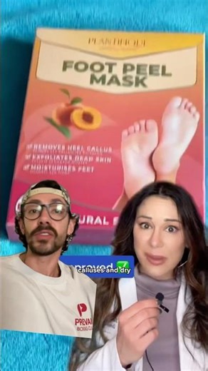 Dermatologist Approved Foot Peel Mask for Dry Feet and Calluses Removed in Just 5 Days 🔥 #shorts