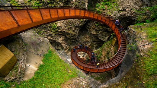 Onko Liechtensteinklamm Itävallan kaunein rotko?