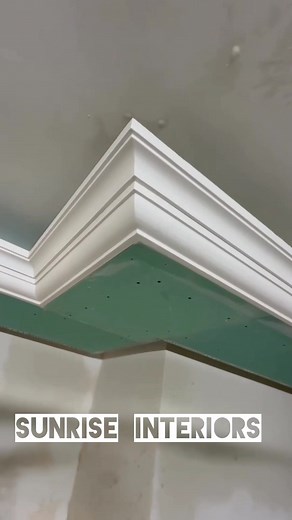 2.9K views · 3 comments | Ceiling Border Joint Fitting and Finishing Methodologies. #interiordesign #HomeImprovement #home #HomeDecor #modularkitchen #architecture #civilengineering #facebookviral #love | Sunrise Interiors | Facebook