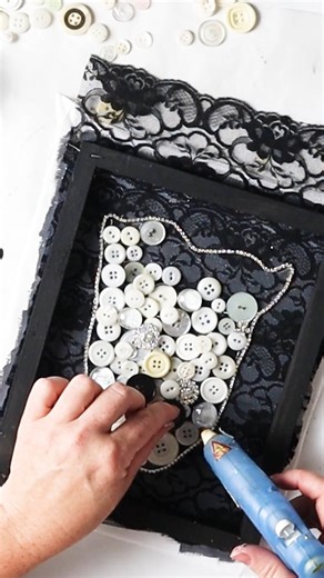 221K views · 1.5K reactions | Dig in to that button collection to craft this ghostly cutie! #buttonart #crafts #HalloweenDecor #dollartreediy #sustainmycrafthabit | Sustain My Craft Habit | Facebook