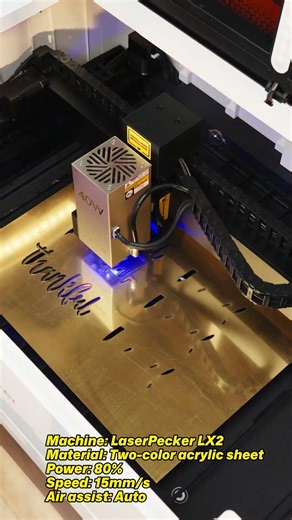 Luxury Table Setting Made by LaserPecker LX2