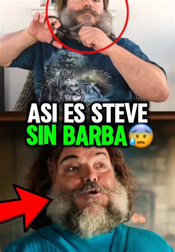 Así es como luce STEVE de la PELÍCULA de MINECRAFT SIN BARBA 😨 #AngelOB