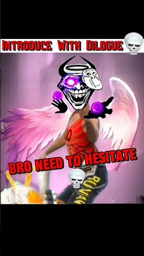 Interduse With Dilogue🗿 What's Your Favourite Dailoge😘❤️Wait For End💀#shorts#funny#freefire