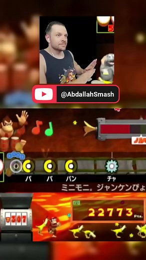 Watch Me Play Mini-Moni Jankenpyon In Donkey Konga! How do you think I did? #DonkeyKonga #gamecube #DonkeyKong | AbdallahSmash