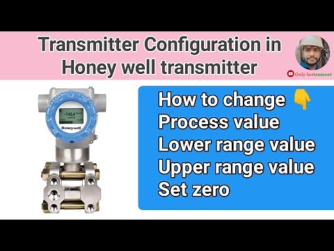 Honey well Transmitter St 700 Configuration Transmitter Calibration #industrial