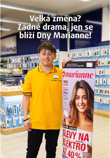 Využij slevy až 40% v DATARTu během Dnů Marianne