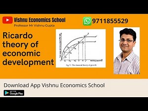 Ricardo theory of economic development | distribution theory Ricardo