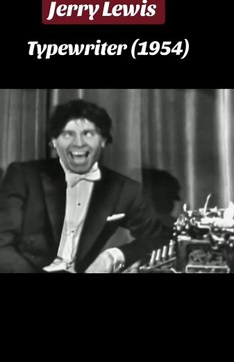 Typewriter (1954) #jerrylewis #petesclassics #nicetoremember